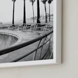 "Concrete Wave" - Art Print in Concrete Grey by Irene Suchocki - Frame Close-up