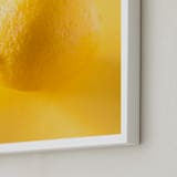 "When Life Gives You" - Art Print in Lemon by Ana V. Ramirez - Frame Close-up