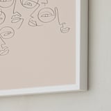 "lunettes" - Art Print in Linen by On Friday We - Frame Close-up