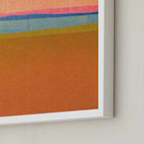 "Horizons I" - Art Print in Sunset by Sumak Studio - Frame Close-up