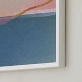 "Horizons IV" - Art Print in ocean by Sumak Studio - Frame Close-up