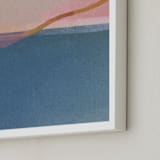 "Horizons IV" - Art Print in ocean by Sumak Studio - Frame Close-up