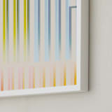 "Meeting Place" - Art Print in Olive by Jen Florentine - Frame Close-up