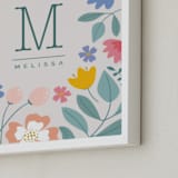"Forest Flowers" - Personalized Art Print in Forest by Zani van Zyl - Frame Close-up