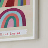"Double Arches" - Personalized Art Print in Purple by melanie mikecz - Frame Close-up