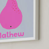 "My Fruity Family II" - Personalized Art Print in Candy by Marta Crea - Frame Close-up