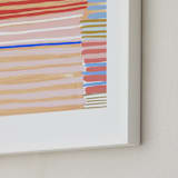 "Peach Party One" - Art Print in Poppy by Katie Craig - Frame Close-up