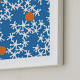 "Fun & Games III" - Art Print in Blue by Ampersand Design Studio - Frame Close-up