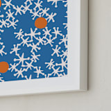 "Fun & Games III" - Art Print in Blue by Ampersand Design Studio - Frame Close-up