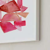 "summer tanagers" - Art Print in watermelon by Kiana Lee - Frame Close-up