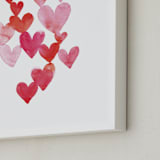 "Love is around you" - Art Print in Love by Claudia Orengo - Frame Close-up