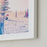 "Summer Getaway" - Art Print in Himalayan Pink Salt by Rega - Frame Close-up