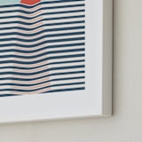 "sunrise sunset" - Art Print in Moody Blue by Jennifer Morehead - Frame Close-up