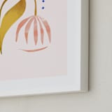 "A Flower For You, A Flower For Me I" - Art Print in Peony by Kayla King - Frame Close-up