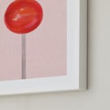 "Lolli Pop" - Art Print in bubblegum by Maja Cunningham - Frame Close-up
