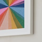 "paper kaleidoscope" - Art Print in Skittles by Carrie Moradi - Frame Close-up