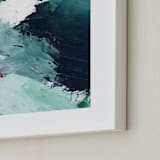 "Vivid Splash" - Art Print in Ocean by Melanie Severin - Frame Close-up