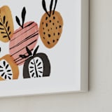 "Mipina" - Art Print in Sunshine Gold by Jenna Skead - Frame Close-up