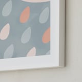"Spring Rain" - Art Print in Blush by Iveta Angelova - Frame Close-up