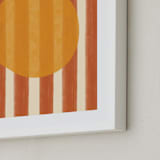 "Day and Night 1" - Art Print in Sun by Inkblot Design - Frame Close-up