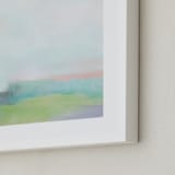"Spring Brook" - Art Print in spring blue by AlisonJerry - Frame Close-up