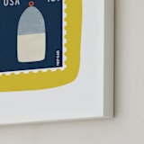 "Oh Buoy" - Art Print in Sunshine by Nadia Hassan - Frame Close-up