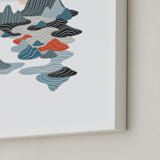 "sky valley" - Art Print in sky grey by so-mi - Frame Close-up