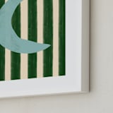 "Day and Night 2" - Art Print in Moon by Inkblot Design - Frame Close-up
