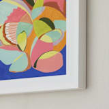 "Butterfly Dream" - Art Print in Cobalt Blue by Eunmee Studio - Frame Close-up