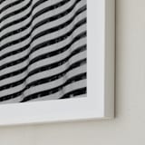 "Abstract Lines" - Art Print in black and white by Igor - Frame Close-up