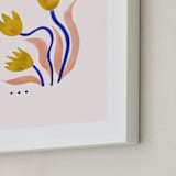 "A Flower For You, A Flower For Me III" - Art Print in Peony by Kayla King - Frame Close-up