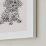 "Bingo" - Art Print in Latte by Dani Lugato - Frame Close-up