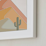 "Gradual Desert" - Art Print in Desert by Dana Beckwith - Frame Close-up