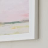 "Bubblegum Dreams 1" - Art Print in Bubblegum Pink by Amy Hall - Frame Close-up