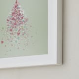 "Go All the Places" - Art Print in Pink on Mint by Chill Day Studio - Frame Close-up