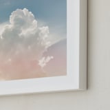 "Enchanted Cloud" - Art Print in Cotton Candy Mist by Melissa Agular - Frame Close-up