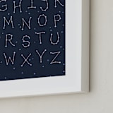 "It's Written in the Stars" - Art Print in Night by McKenna Sato - Frame Close-up