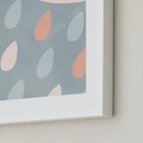 "Spring Rain" - Art Print in Blush by Iveta Angelova - Frame Close-up