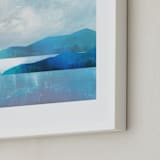 "beyond blue ridge" - Art Print in Ridge Blue by AlisonJerry - Frame Close-up