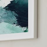 "Vivid Splash" - Art Print in Ocean by Melanie Severin - Frame Close-up