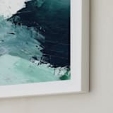 "Vivid Splash" - Art Print in Ocean by Melanie Severin - Frame Close-up