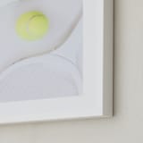 "deuce" - Art Print in wimbledon white by Alicia Abla - Frame Close-up