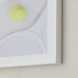 "deuce" - Art Print in wimbledon white by Alicia Abla - Frame Close-up