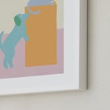 "Friend or Foe" - Art Print in Pastel Party by Inkblot Design - Frame Close-up