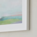 "Spring Brook" - Art Print in spring blue by AlisonJerry - Frame Close-up
