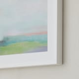 "Spring Brook" - Art Print in spring blue by AlisonJerry - Frame Close-up