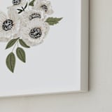 "Sincerity" - Art Print in Sage by Leah Bisch - Frame Close-up