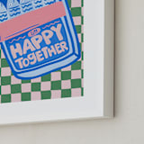 "Piccole Gioie 1" - Art Print in Sea by Jenna Holcomb - Frame Close-up