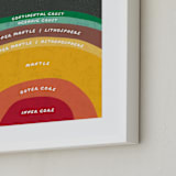 "The Earth" - Art Print in Magma by Erica Krystek - Frame Close-up