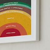 "The Earth" - Art Print in Magma by Erica Krystek - Frame Close-up